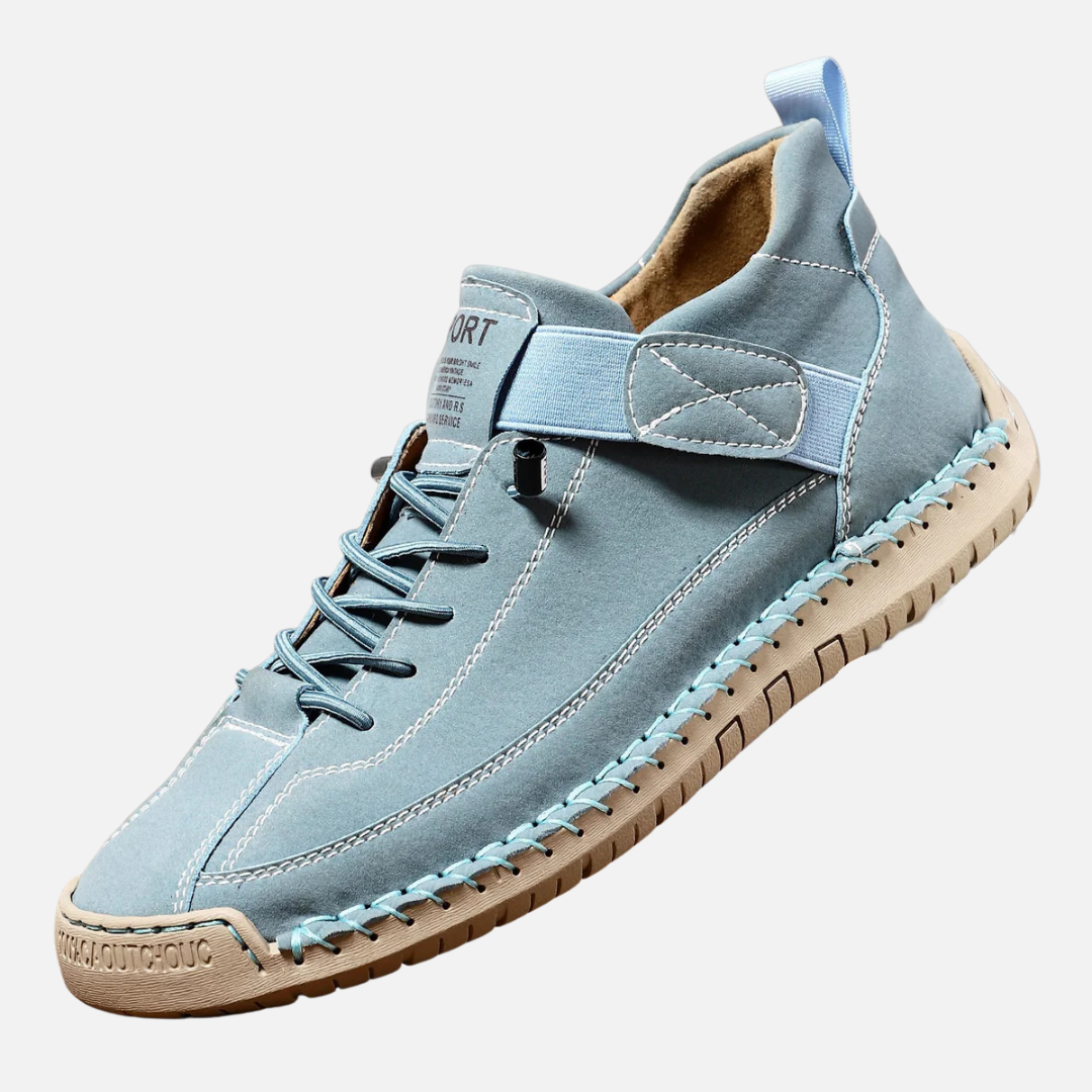 Women's Leather Ankle Walking Shoes – House of Velari
