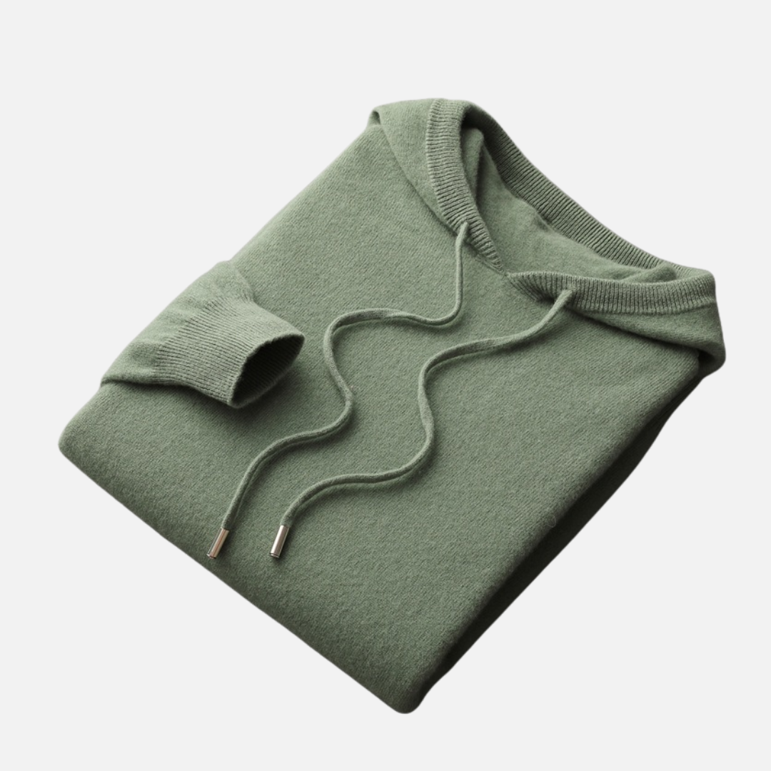 Men’s Cashmere Hoodie – Luxury Knitwear – House of Velari