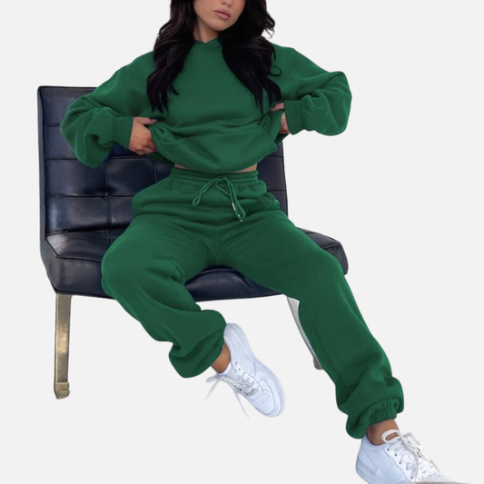 Women’s Casual Hoodie Jogger Set – Cozy Two-Piece Tracksuit – House of Velari