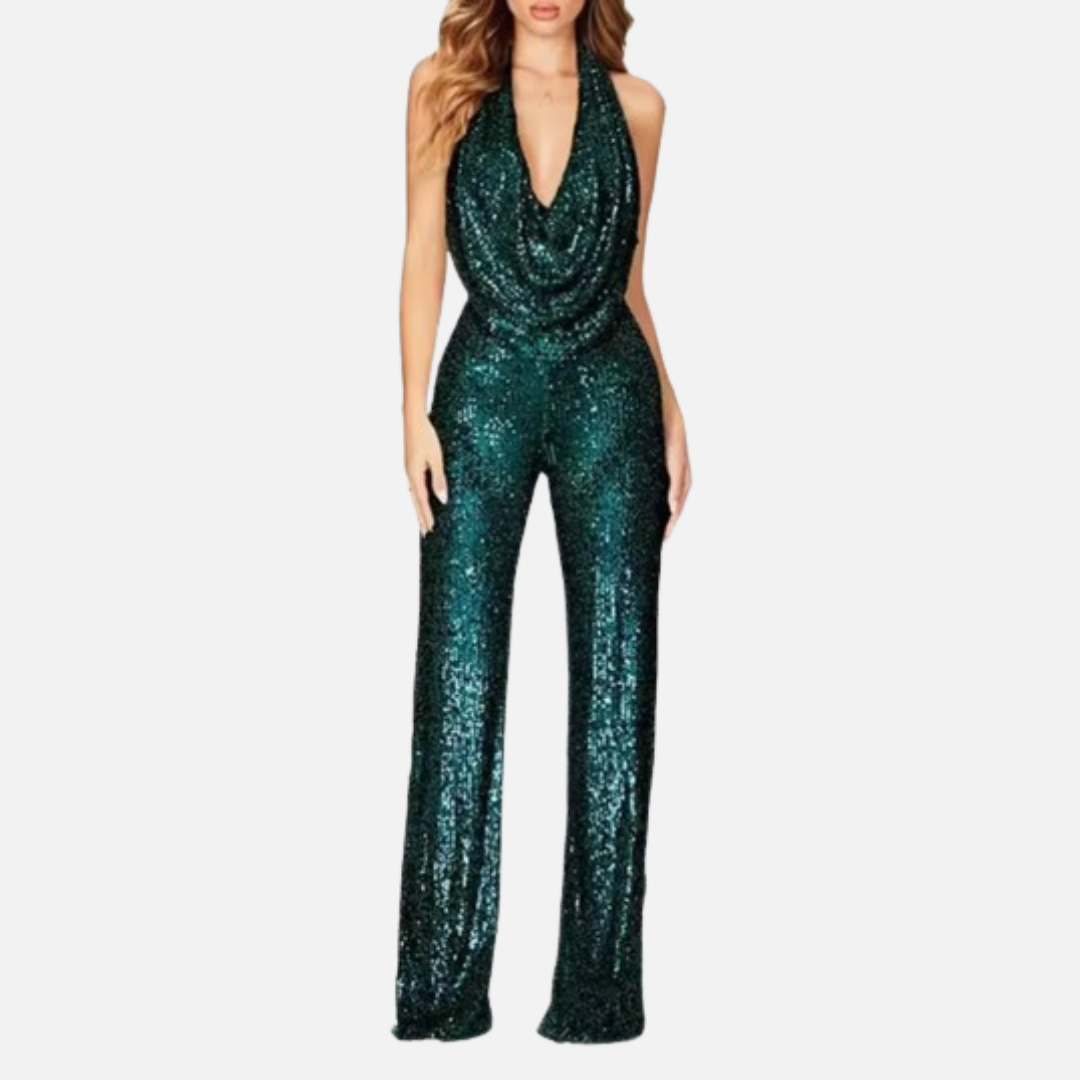 Women’s Sequin Party Jumpsuit – House of Velari