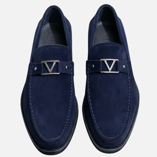 Men’s Luxury Suede Loafers – Classic Slip-On Shoes – House of Velari