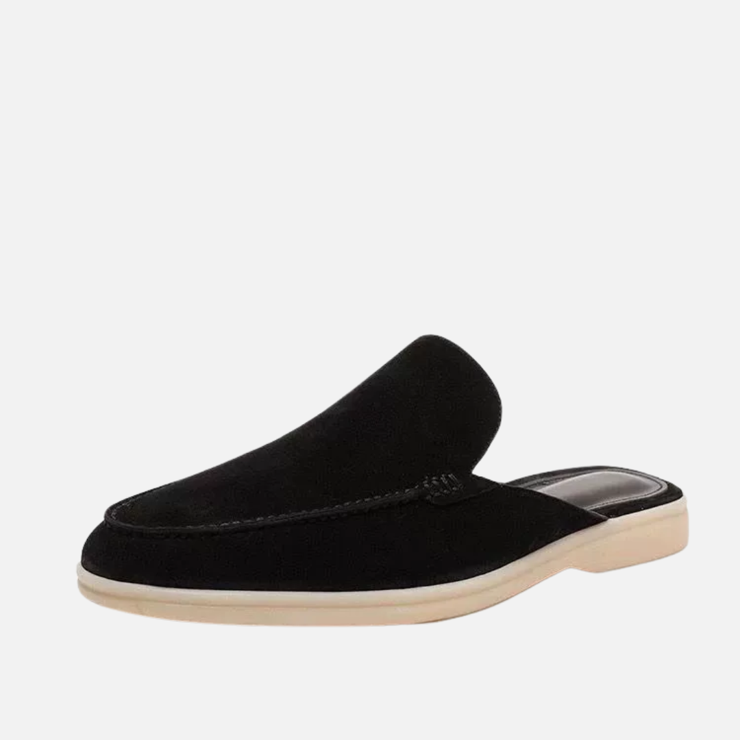 Men's Suede Mules – Old Money Slip-On Sandals – House of Velari