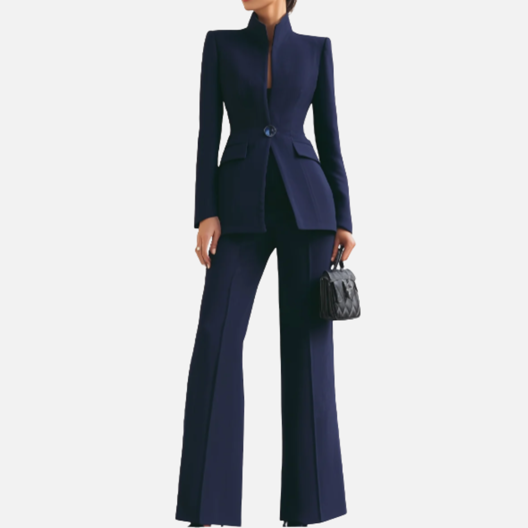 Women's High-Neck Tailored Suit – House of Velari