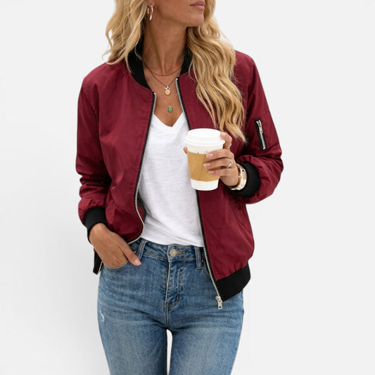 Zip Up Lightweight Bomber Jacket – House of Velari