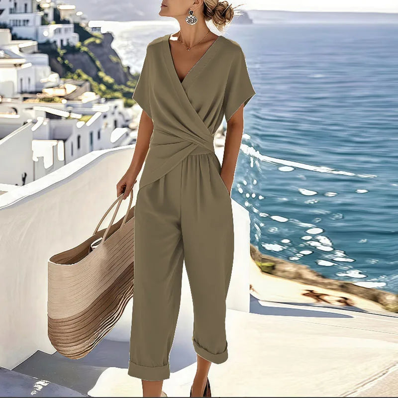 Women's Two Piece Co-Ord Outfit Set Wide Leg – House of Velari