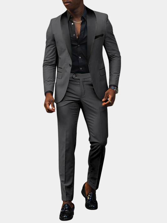 Men's Tailored Single Button Suit – House of Velari
