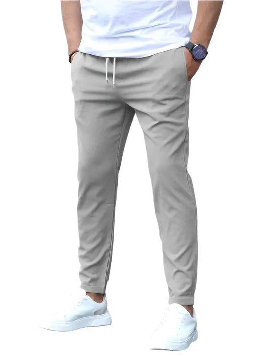 Men's Drawstring Stretch Tapered Pants – House of Velari