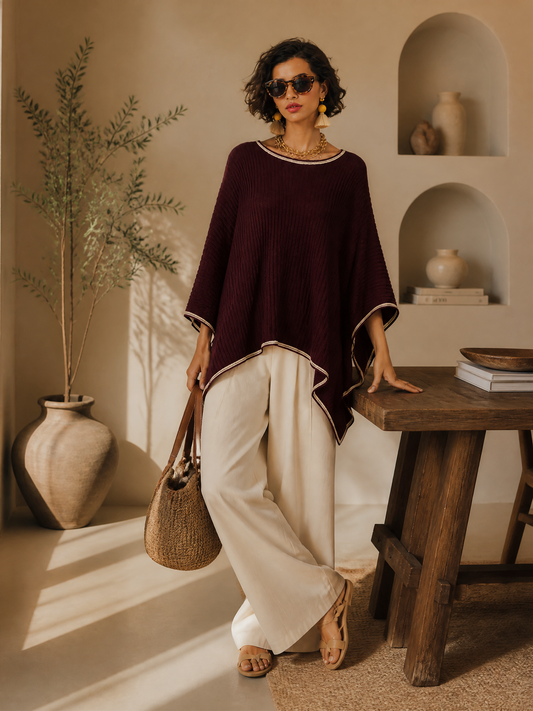 Women's Burgundy Knit Dress – House of Velari