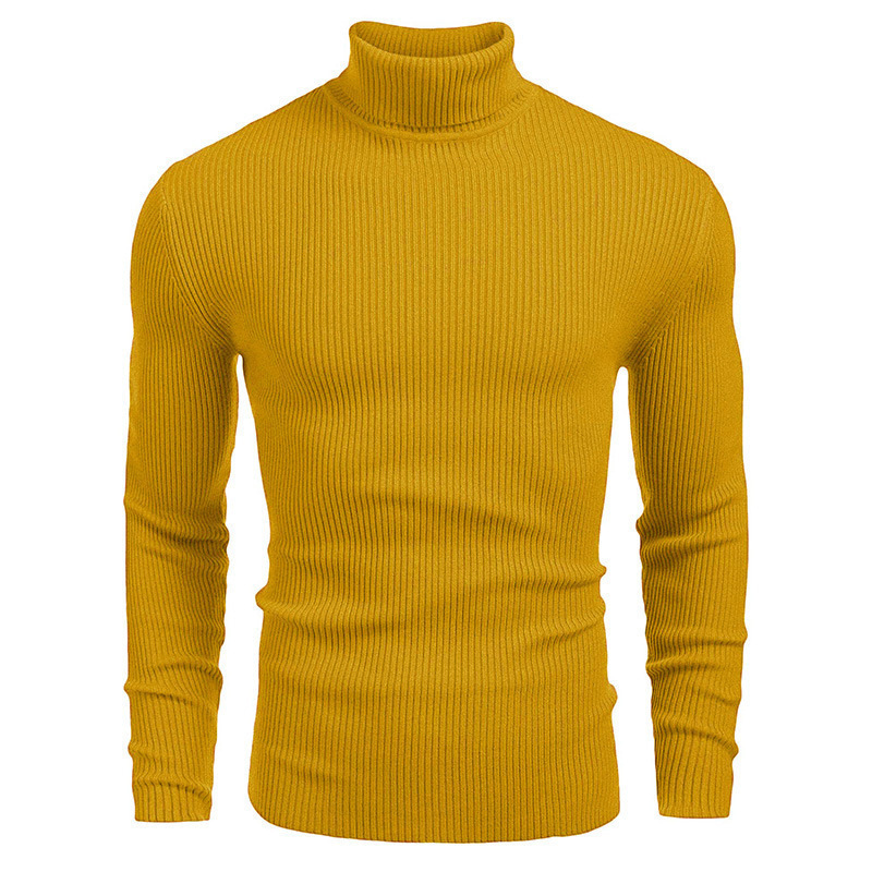 Men’s Classic Turtleneck Sweater – Soft Knit Slim Fit Pullover – House of Velari