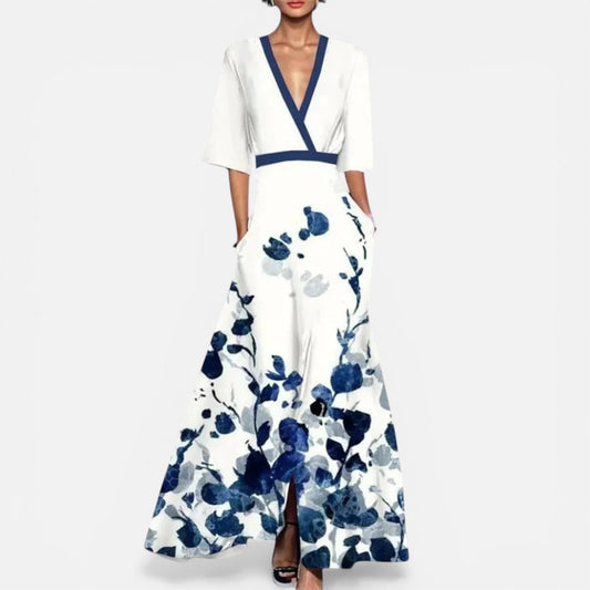 Flowing Statement Occasion Maxi Dress – House of Velari