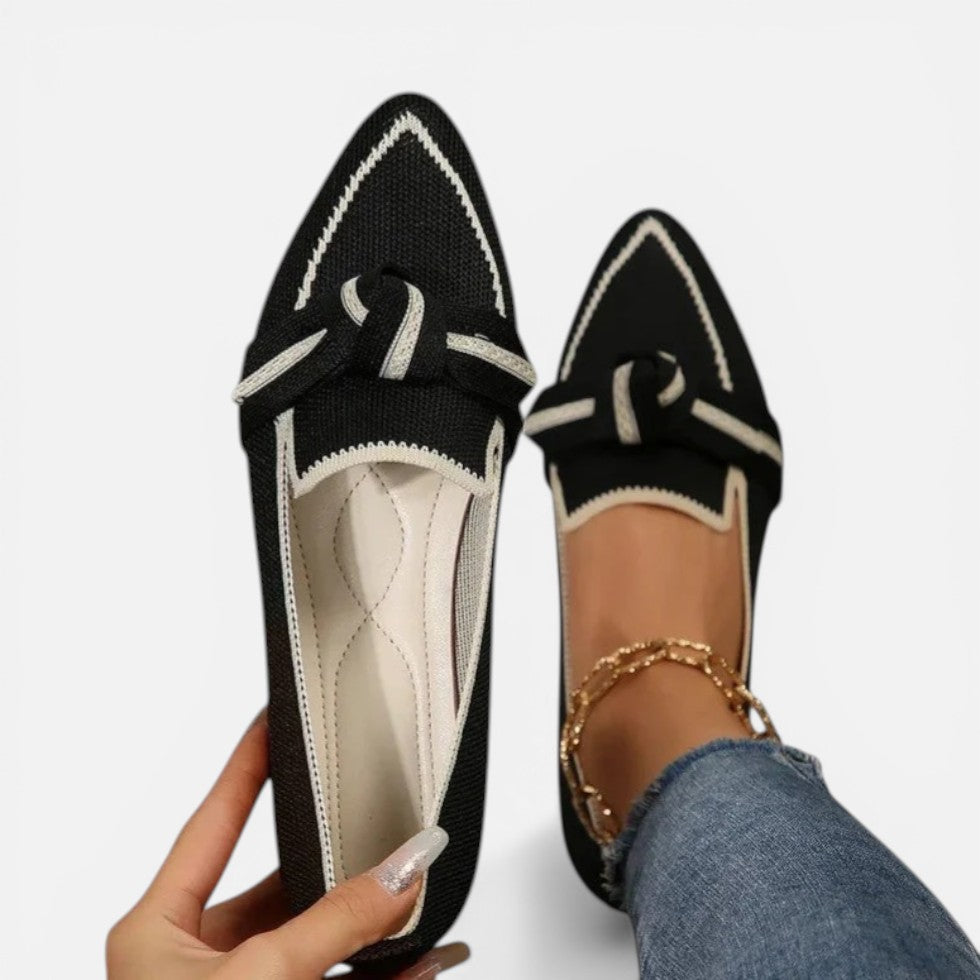 Pointed Knit Ballet Flats – House of Velari