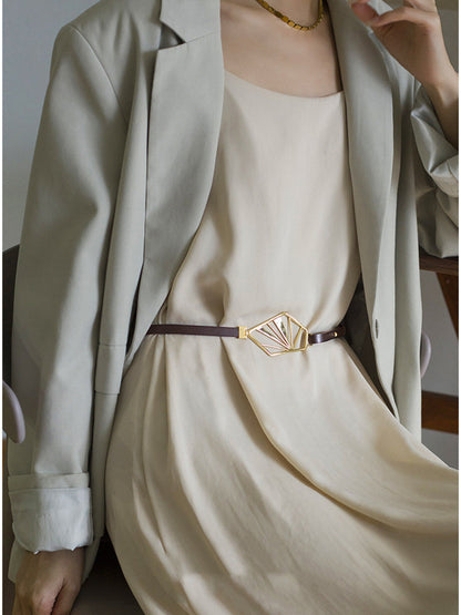 Women's Brown Leather Belt – House of Velari