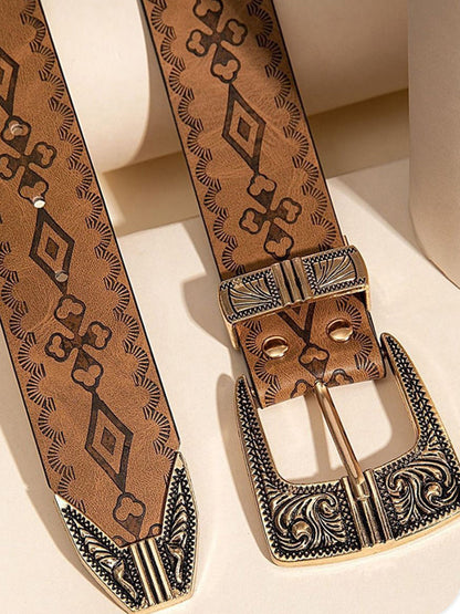 Women's Western Patterned Belt – House of Velari