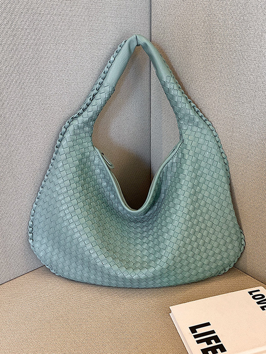 Women's Leather Woven Bag – House of Velari