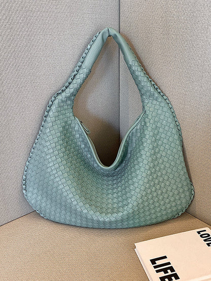 Women's Leather Woven Bag – House of Velari