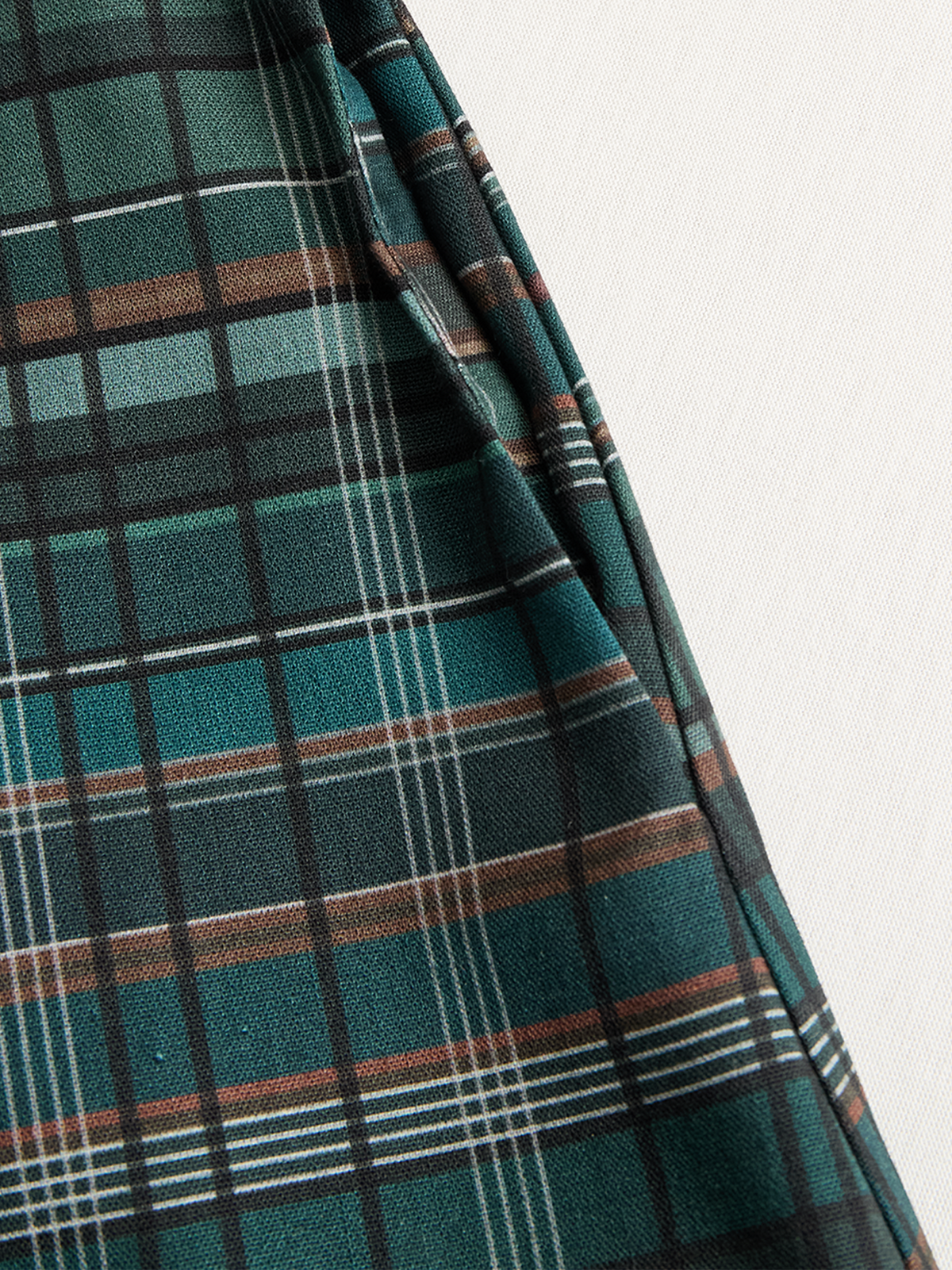 Women's Lapel Plaid Maxi Dress – House of Velari