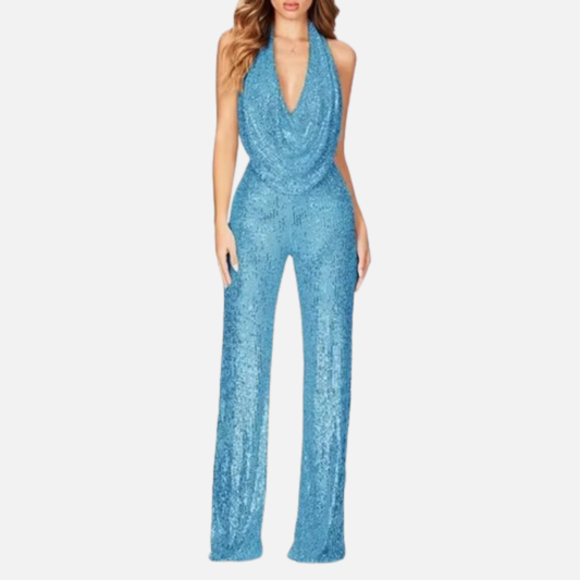 Women’s Sequin Party Jumpsuit – House of Velari