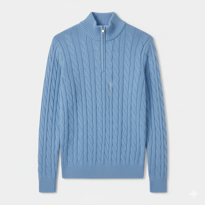 Men's Merino Wool Quarter Zip Jumper – House of Velari