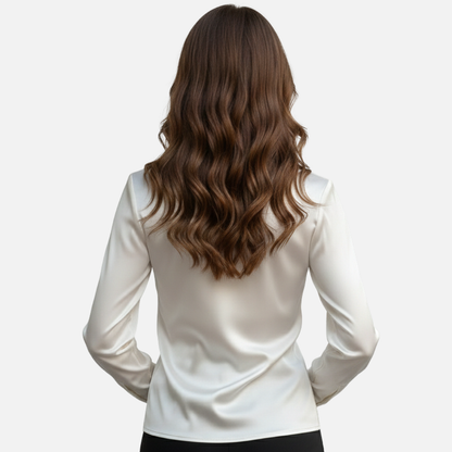 Women’s Elegant Satin Silk Shirt – House of Velari