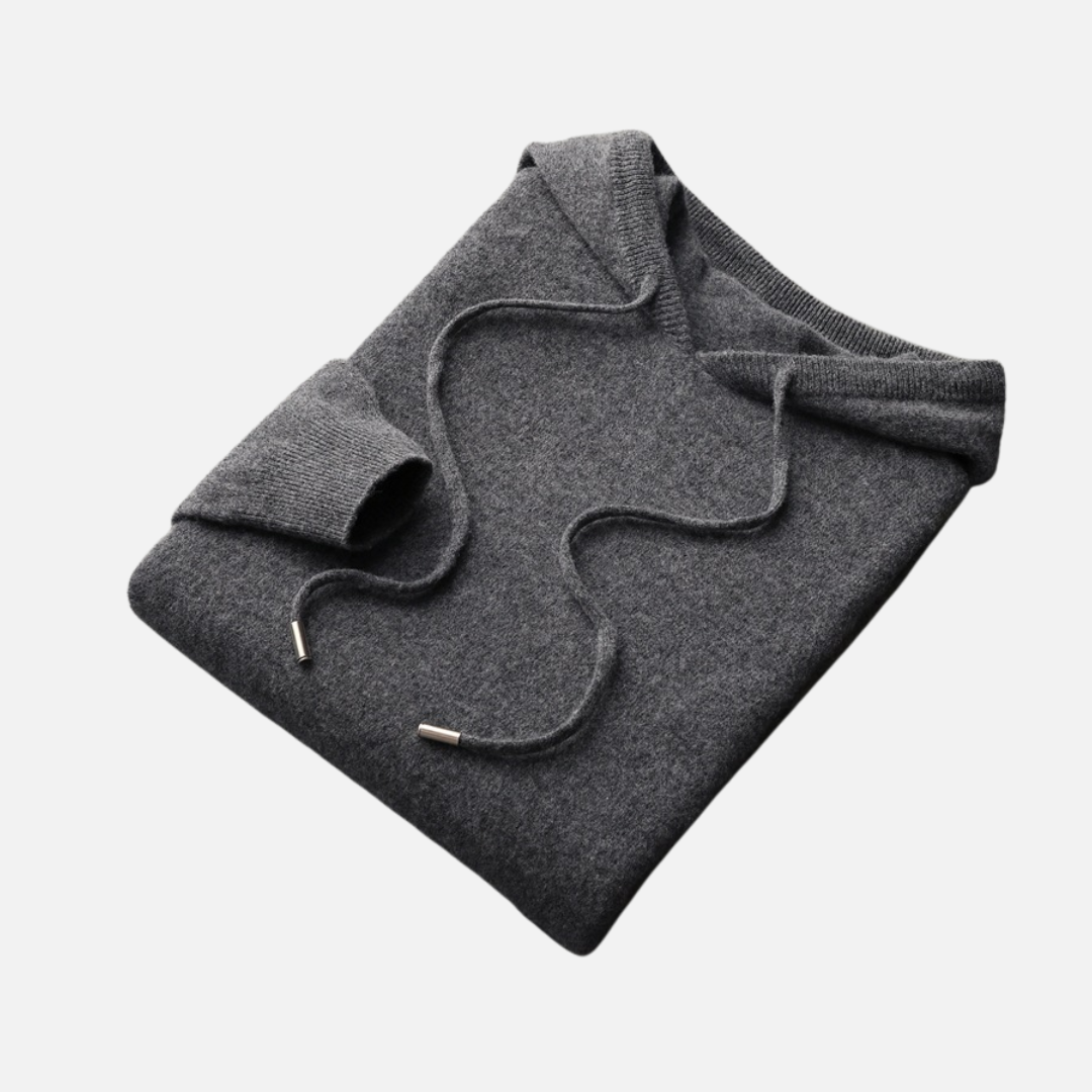 Men’s Cashmere Hoodie – Luxury Knitwear – House of Velari