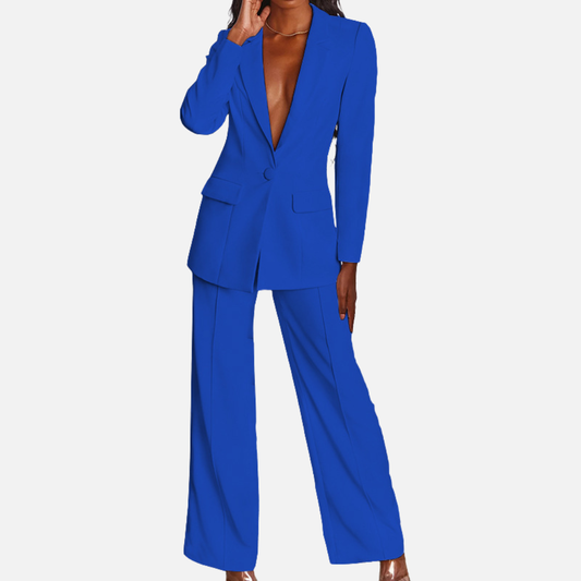 Women’s Elegant Pantsuit with Tailored Blazer – House of Velari
