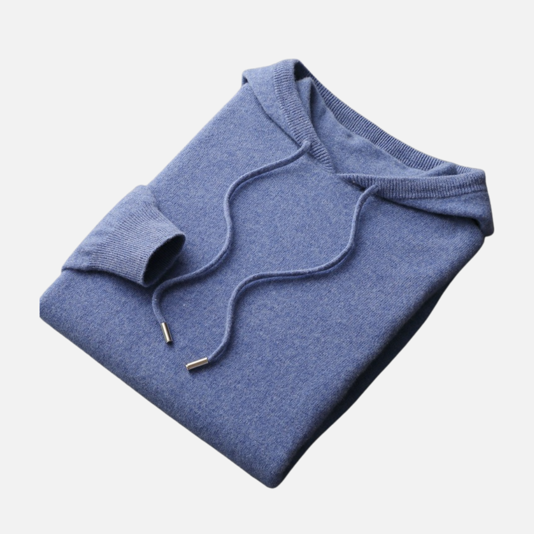 Men’s Cashmere Hoodie – Luxury Knitwear – House of Velari