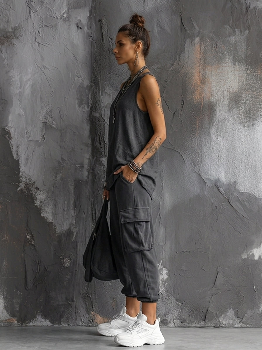 Women's Cotton Utility Cargo Pants – House of Velari