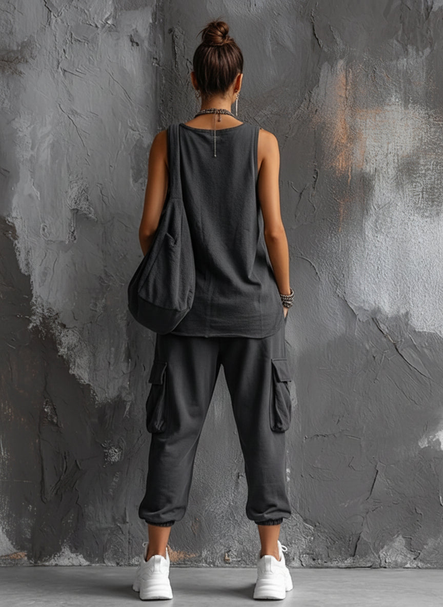 Women's Cotton Utility Cargo Pants – House of Velari