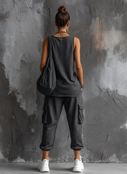 Women's Cotton Utility Cargo Pants – House of Velari