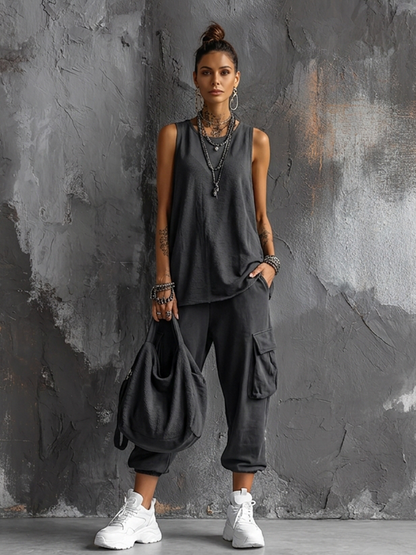 Women's Cotton Utility Cargo Pants – House of Velari