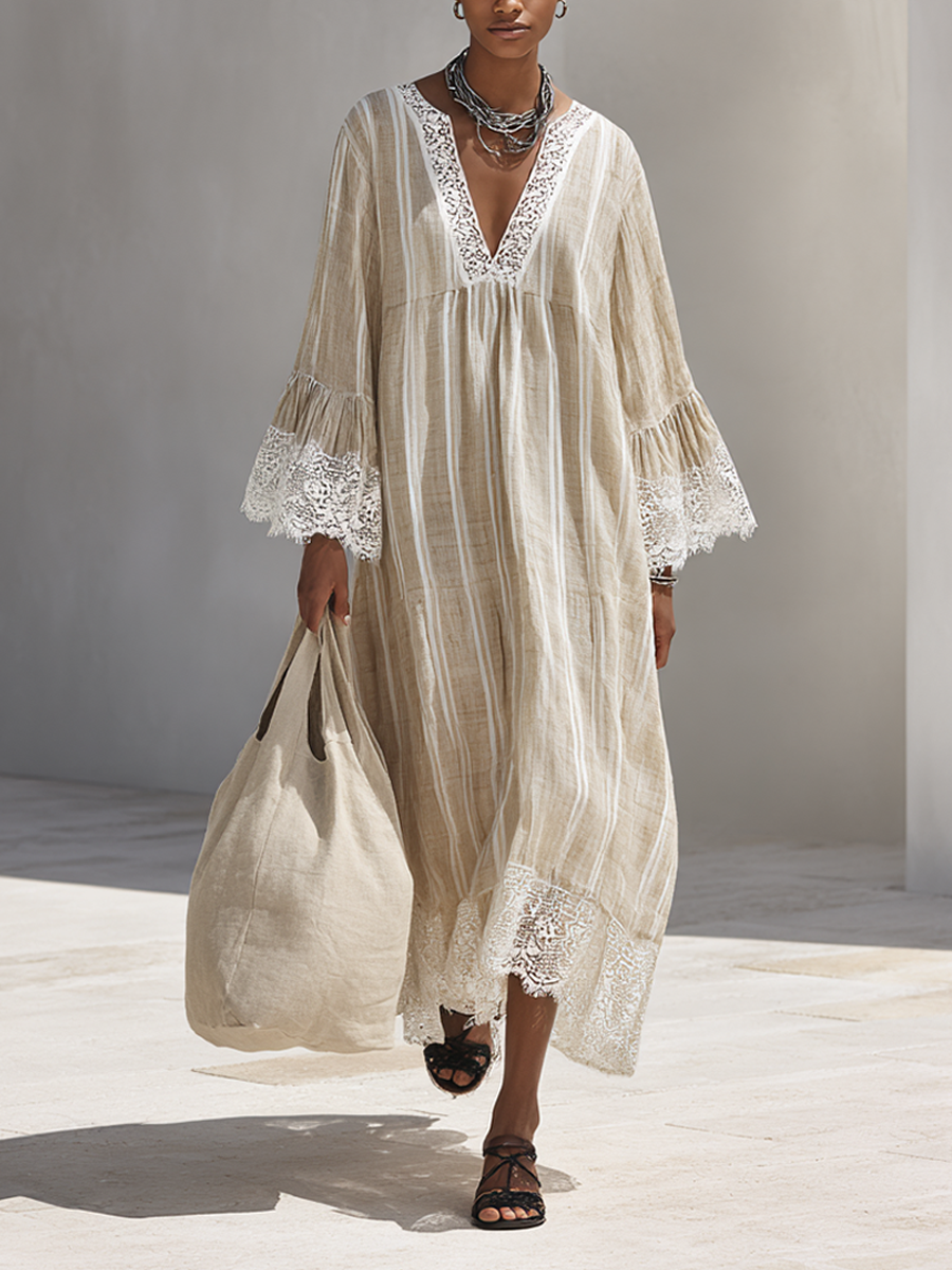Women's White Lace Maxi Dress – House of Velari