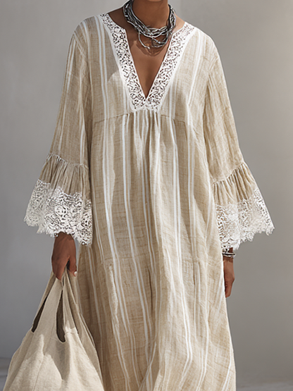 Women's White Lace Maxi Dress – House of Velari