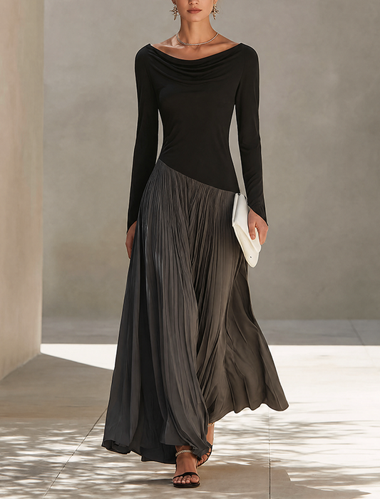 Women's Two Tone Color Maxi Dress – House of Velari