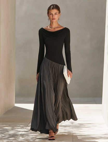 Women's Two Tone Color Maxi Dress – House of Velari
