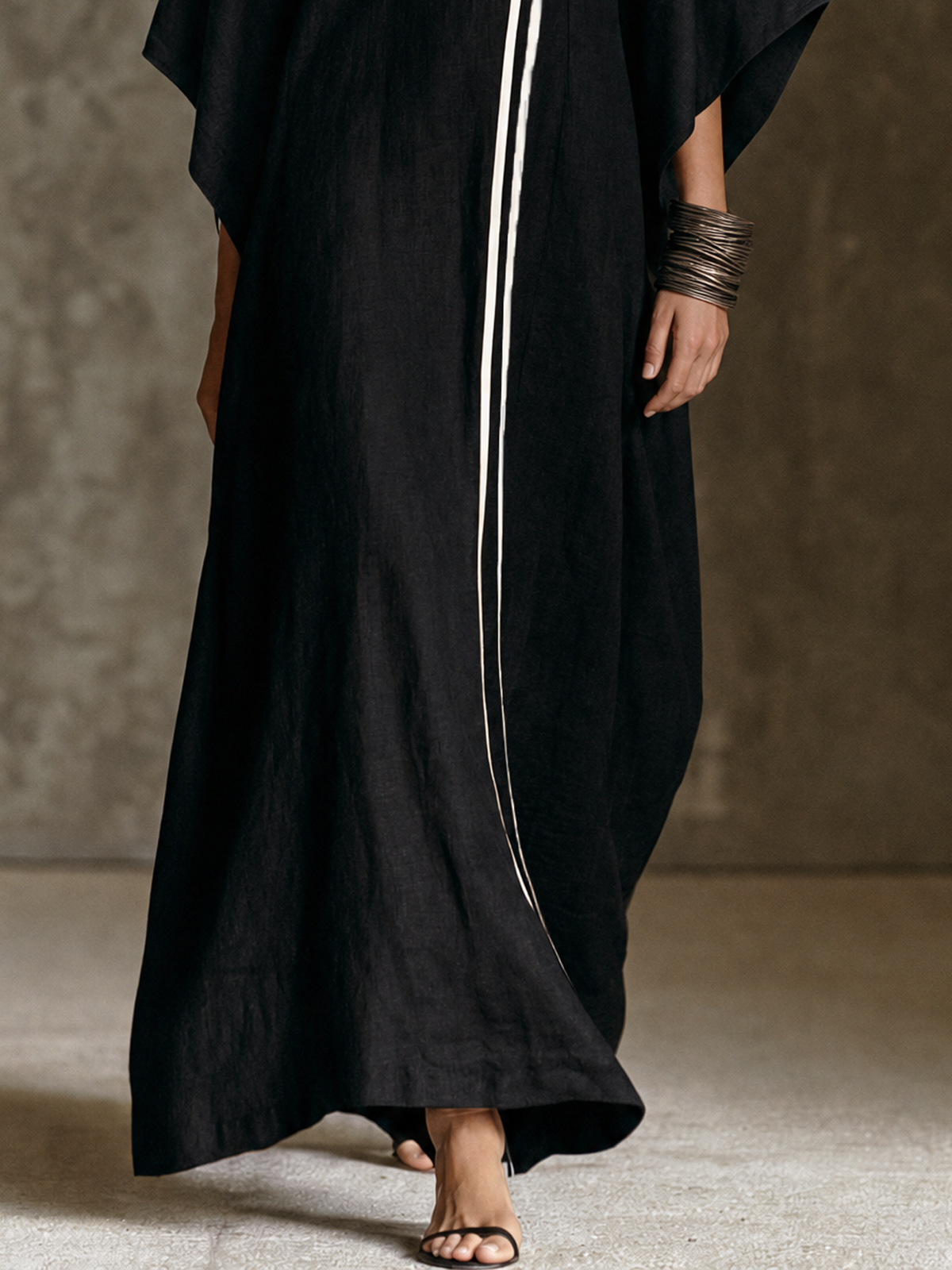 Women's Batwing Mock Neck Maxi Dress – House of Velari