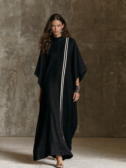 Women's Batwing Mock Neck Maxi Dress – House of Velari