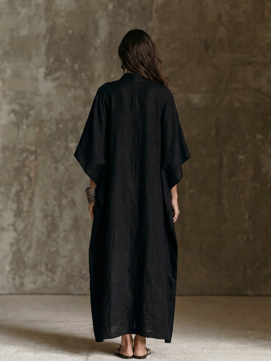 Women's Batwing Mock Neck Maxi Dress – House of Velari