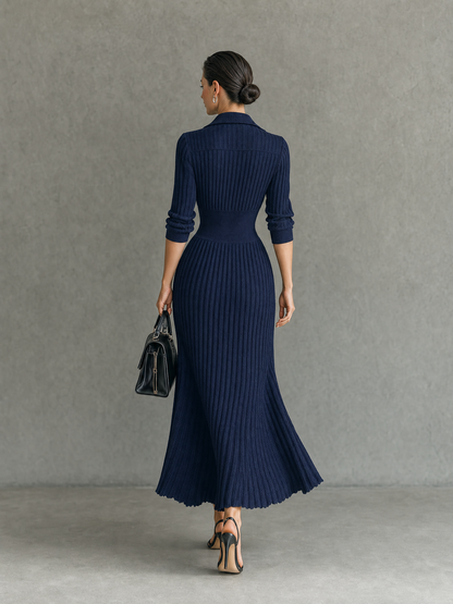 Women's Knit Pleated Dress – House of Velari