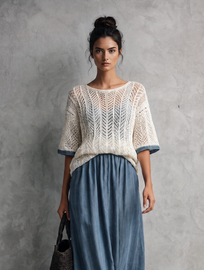Women's Beige Knit Maxi Dress – House of Velari