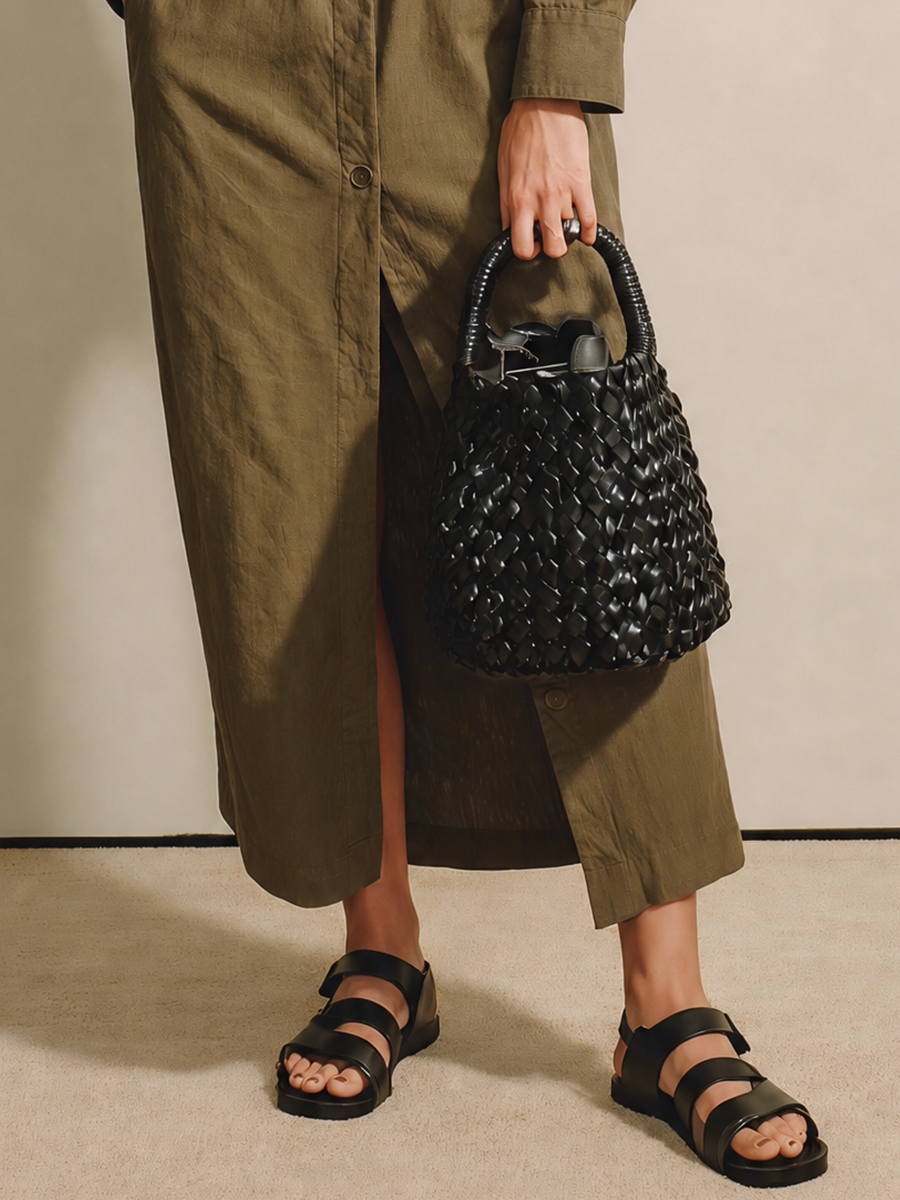 Women's Olive Linen Long Sleeve Shirt Dress – House of Velari