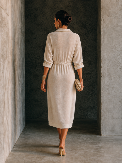 Women's Knit Multi Pocket Shirt Dress – House of Velari