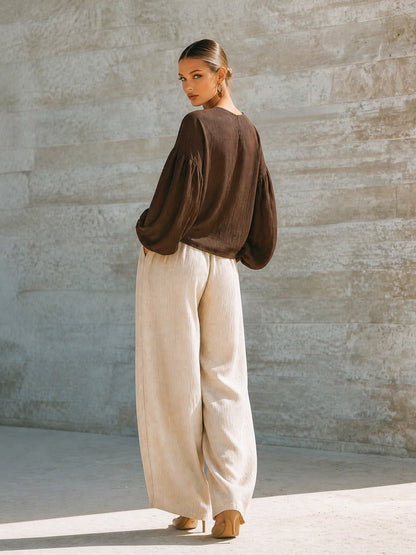 Women's Long Sleeve Oversized Trouser Set – House of Velari