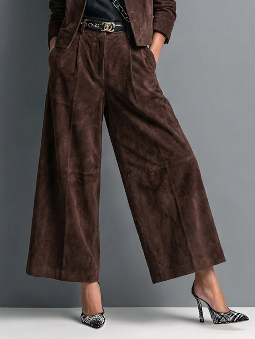 Women's Suede Retro Faux Set – House of Velari