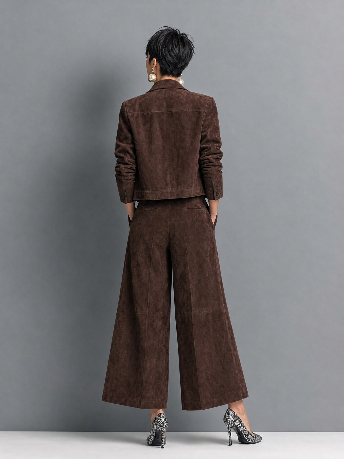 Women's Suede Retro Faux Set – House of Velari