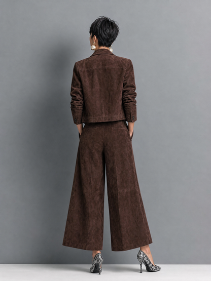 Women's Suede Retro Faux Set – House of Velari