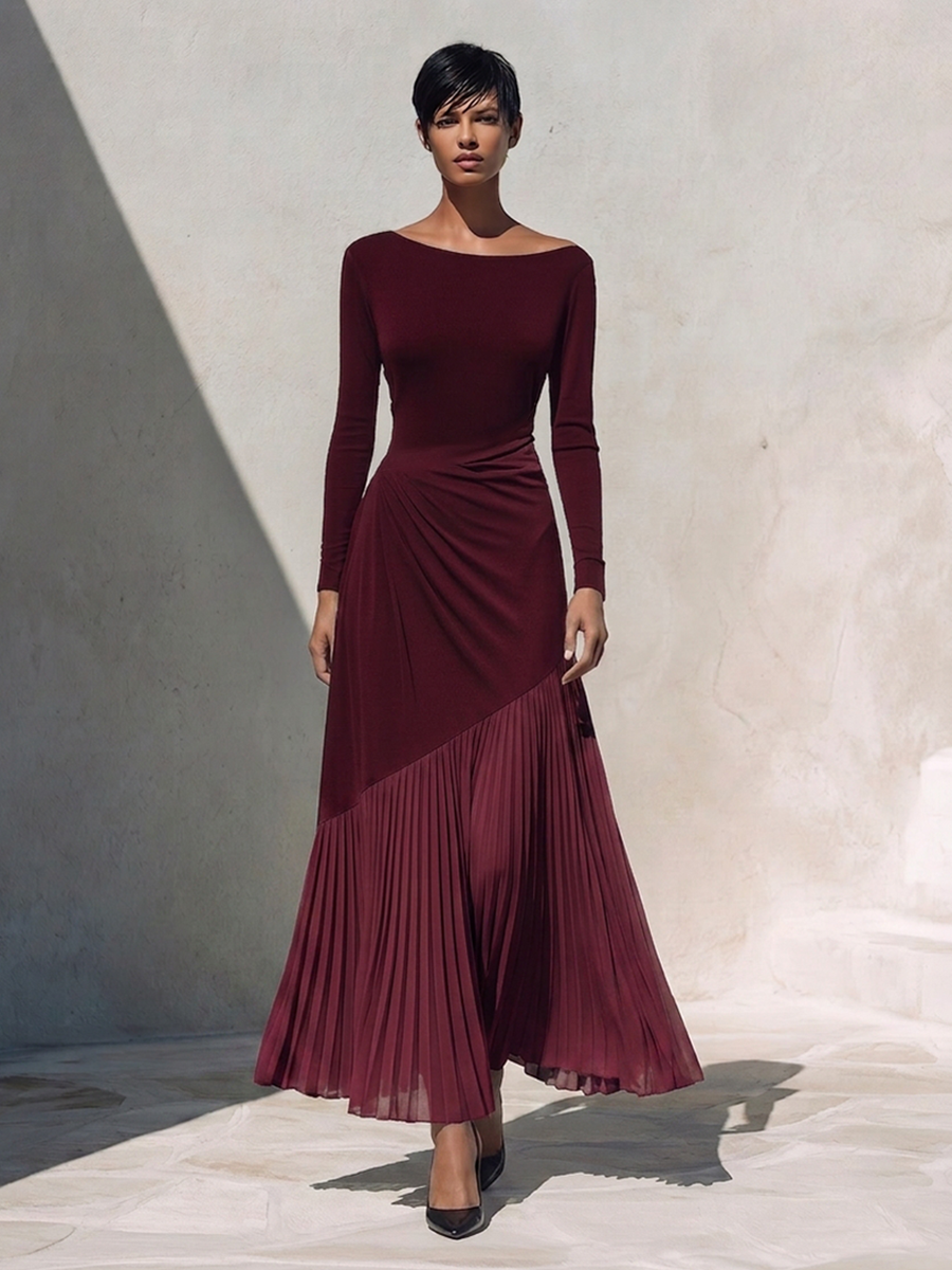 Women's Knit Off Shoulder Maxi Dress – House of Velari