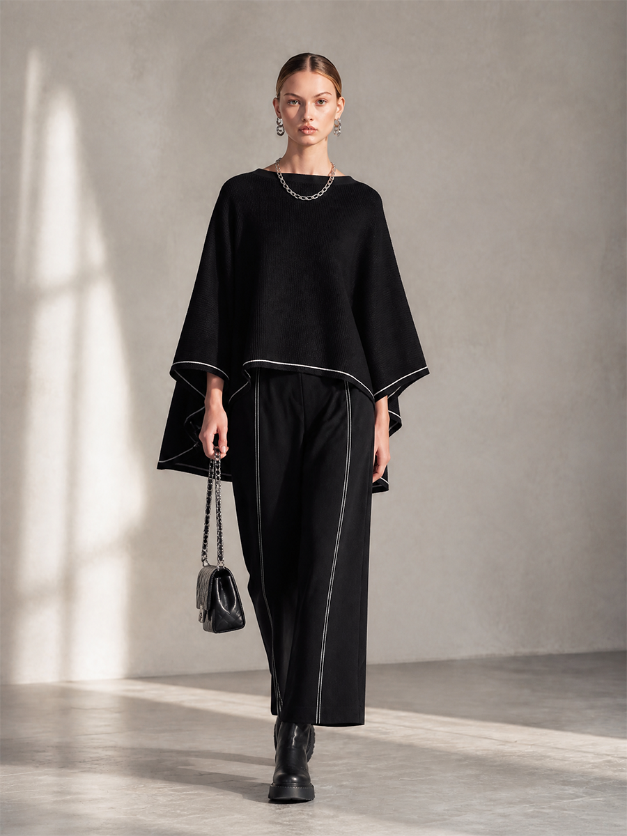 Women's Contrast Piping Boat Set – House of Velari