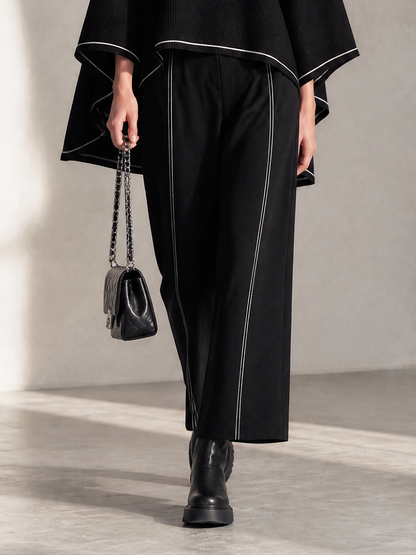 Women's Contrast Piping Boat Set – House of Velari