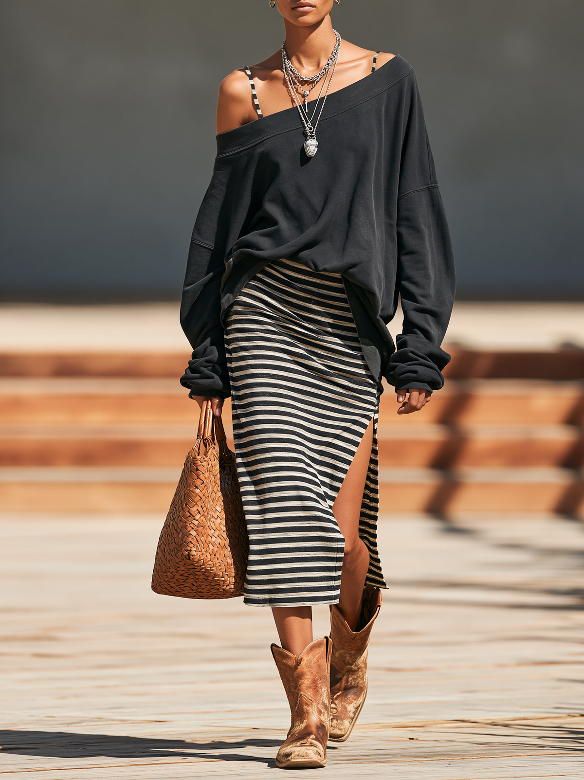 Women's Striped Vintage Dress – House of Velari