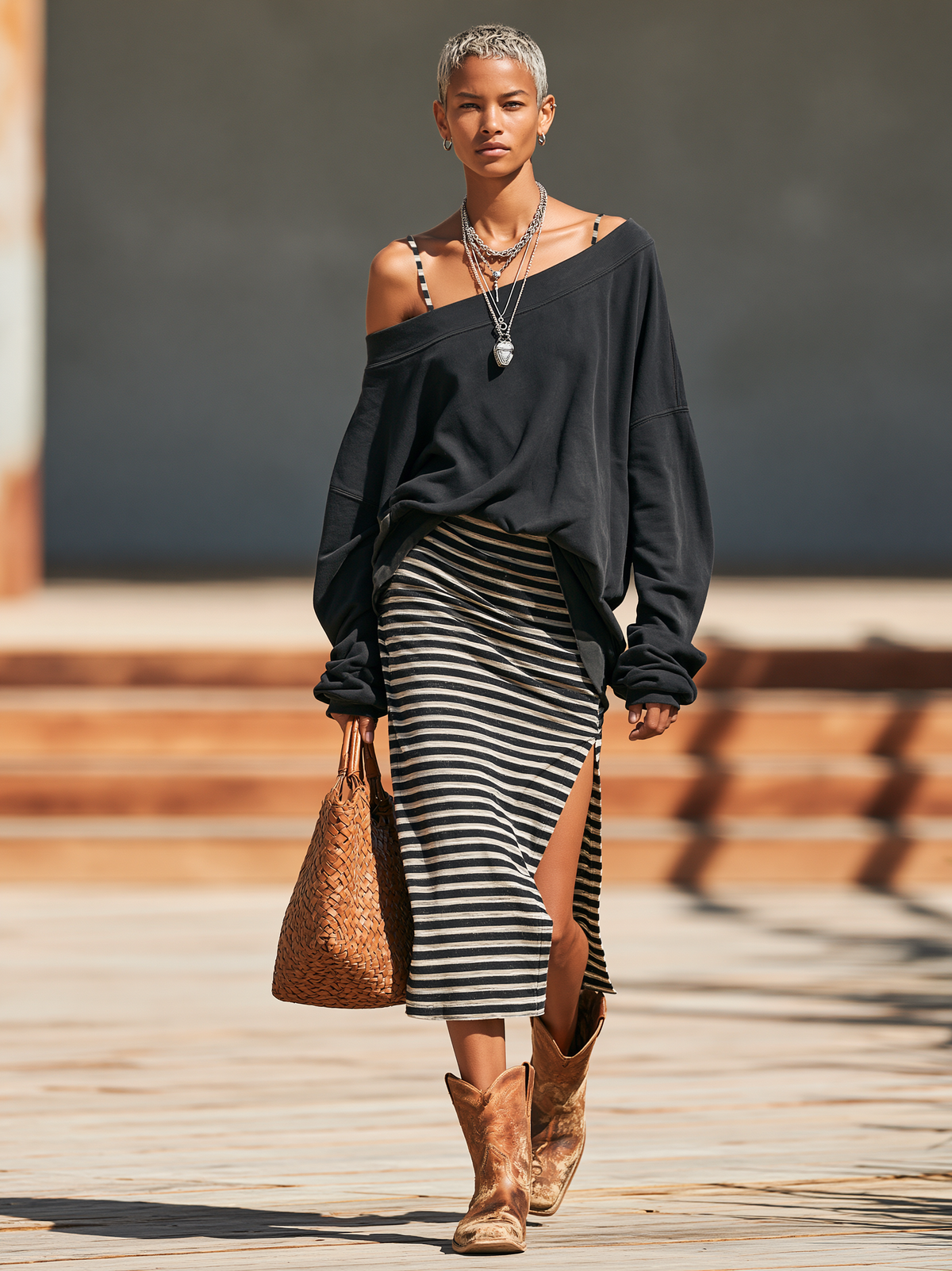 Women's Striped Vintage Dress – House of Velari